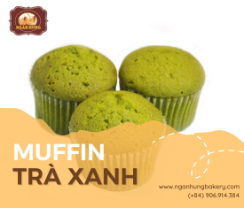 Muffin Trà xanh